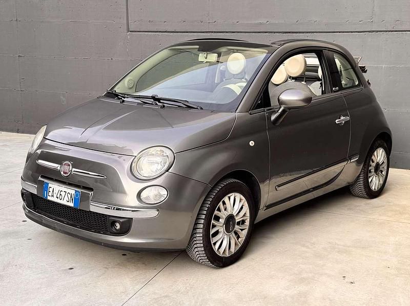 Usata Fiat 500C Lounge 69 CV (50 kW) 2010 Grigio Cabrio