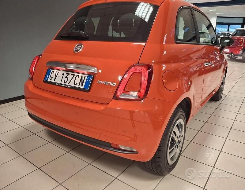 Usata Fiat 500 69 CV (50 kW) 2024 Arancione Berlina