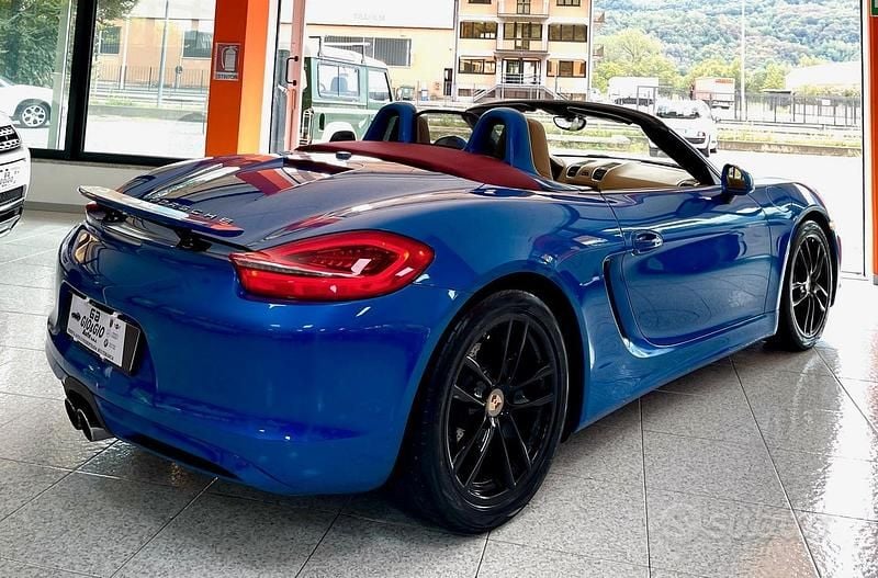 Usata Porsche Boxster 265 CV (194 kW) 2014 Blu Cabrio