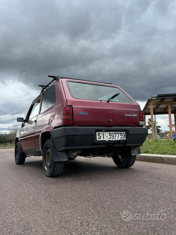 Usata Fiat Panda 1992 Rosso Utilitaria