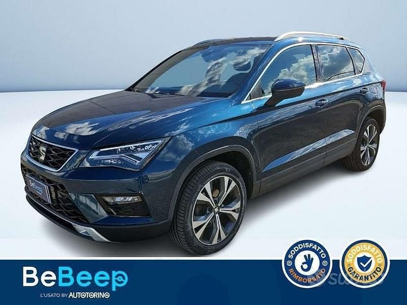 Usata Seat Ateca XCELLENCE 150 CV (110 kW) 2019 Blu metallizzato SUV