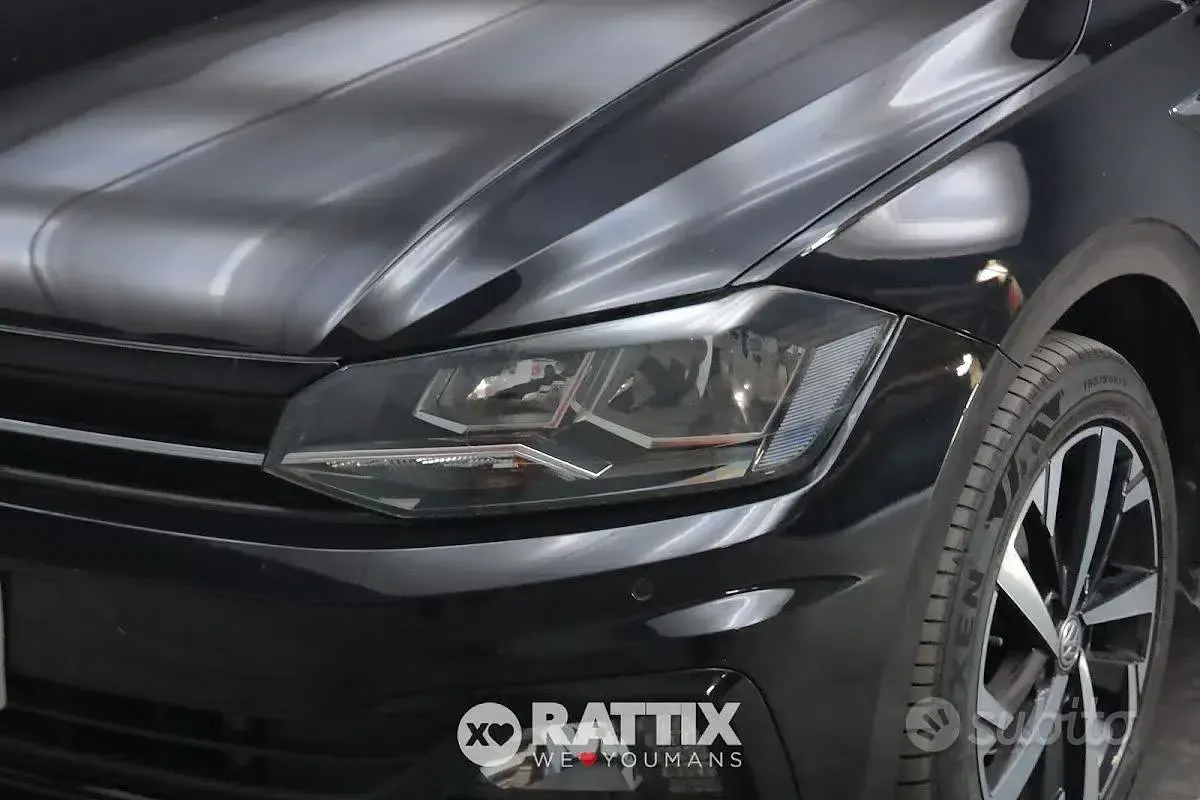Usata VW Polo Highline 95 CV (69 kW) 2018 Nero Utilitaria