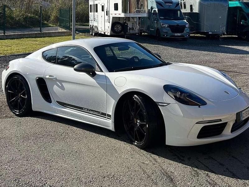 Usata Porsche 718 Cayman T 300 CV (220 kW) 2019 Bianco Coupé