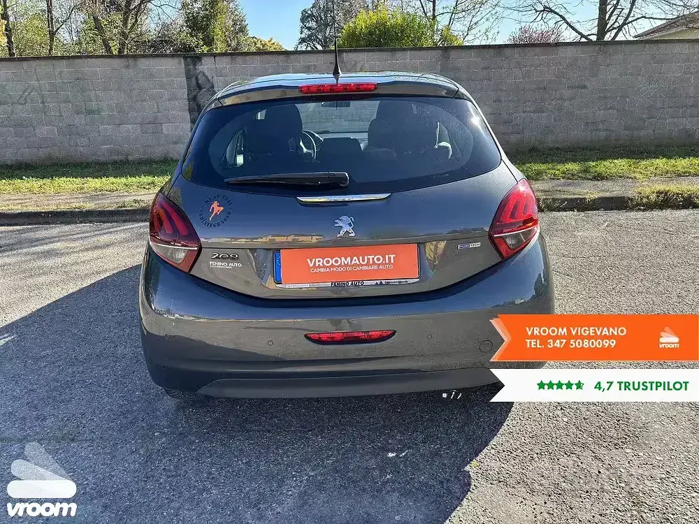 Usata Peugeot 208 Active 82 CV (60 kW) 2015 Grigio Utilitaria