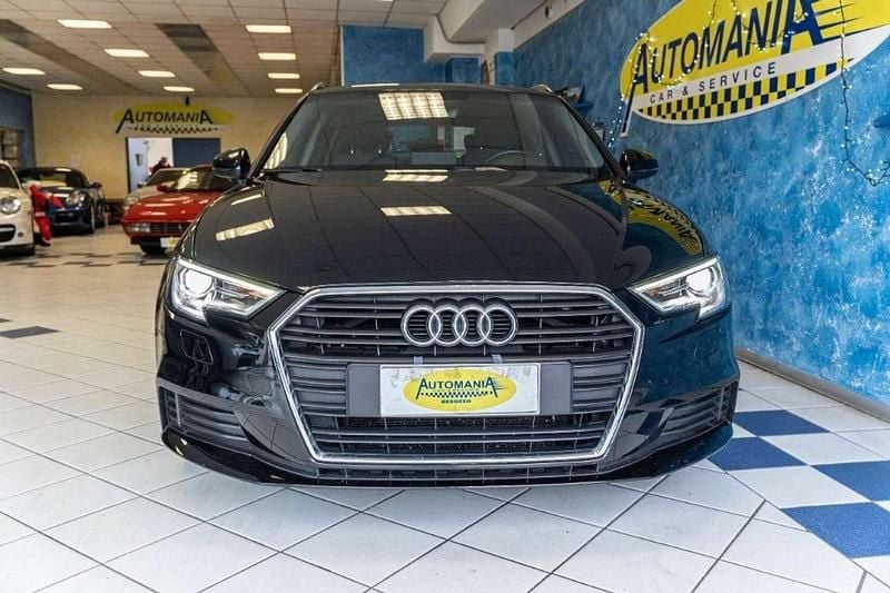 Usata Audi A3 Sportback Ambition 110 CV (80 kW) 2017 Nero Utilitaria