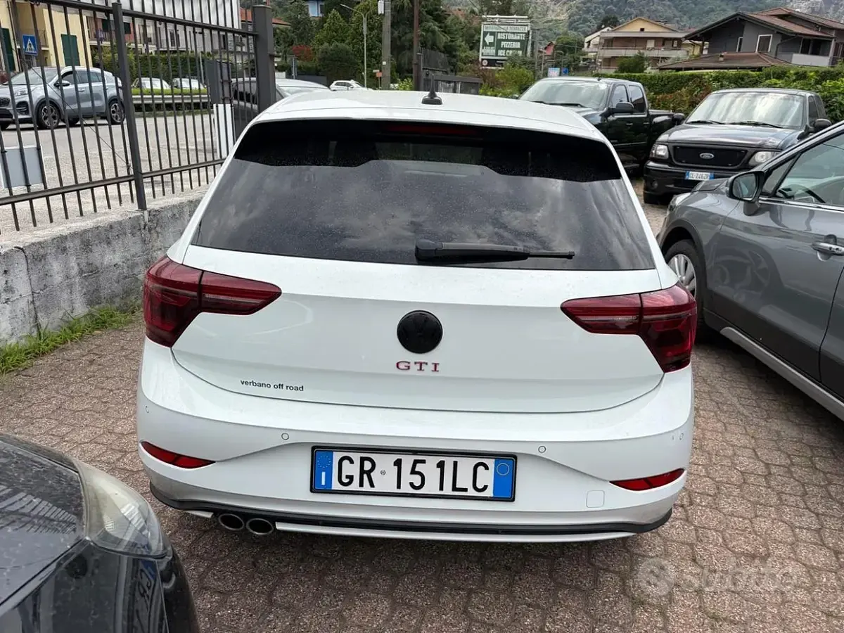 Usata VW Polo GTI 207 CV (152 kW) 2023 Bianco Utilitaria