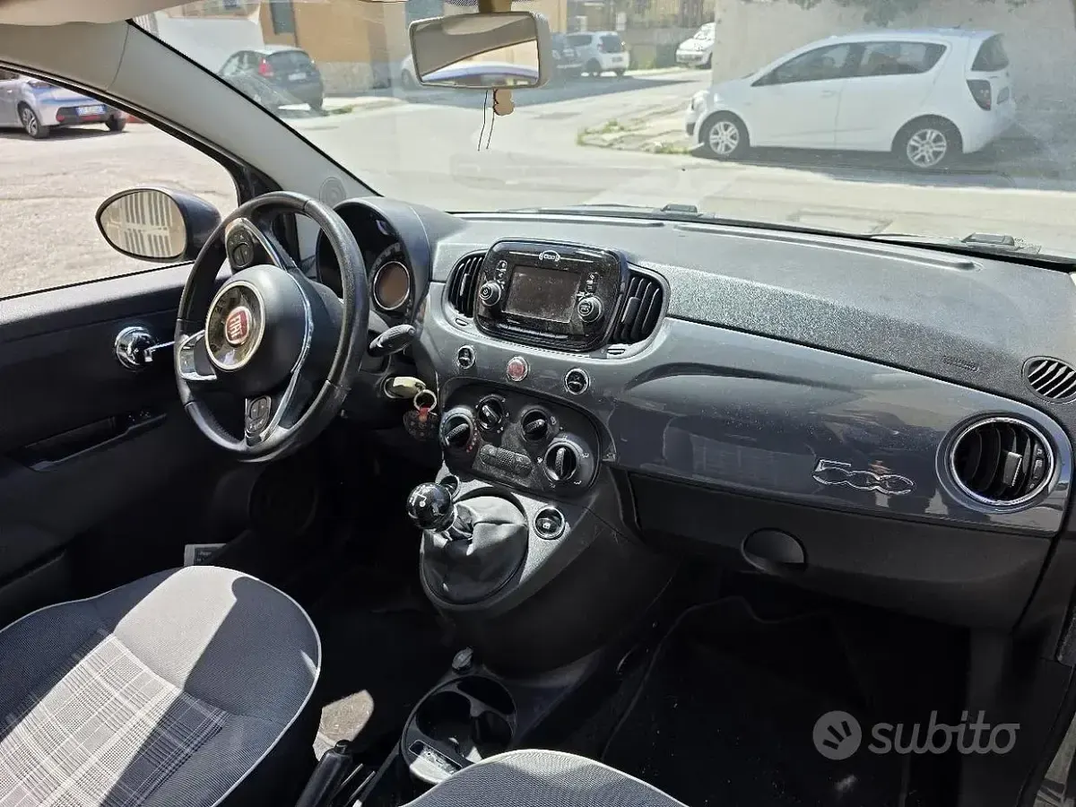 Usata Fiat 500 69 CV (50 kW) 2018 Grigio Berlina