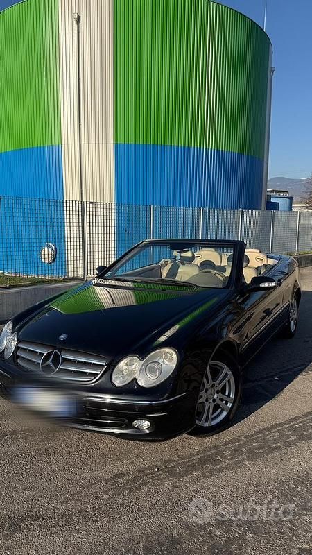 Usata Mercedes CLK200 Elegance 163 CV (119 kW) 2003 Nero Cabrio