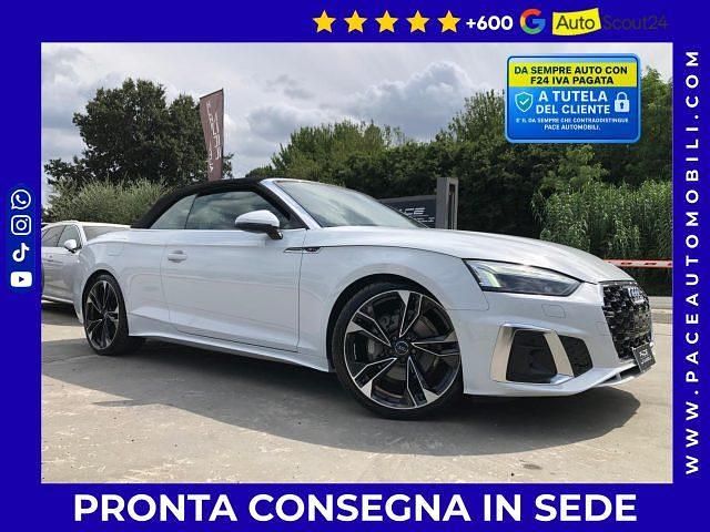 Usata Audi A5 Cabriolet Competition 204 CV (150 kW) 2020 Bianco Cabrio