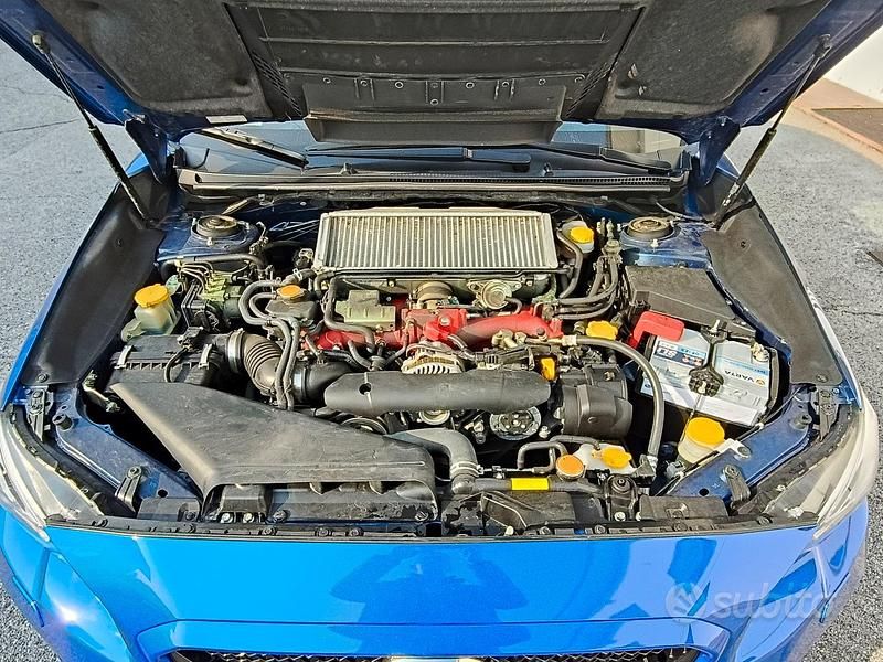 Usata Subaru WRX STI 300 CV (220 kW) 2014 Blu Berlina