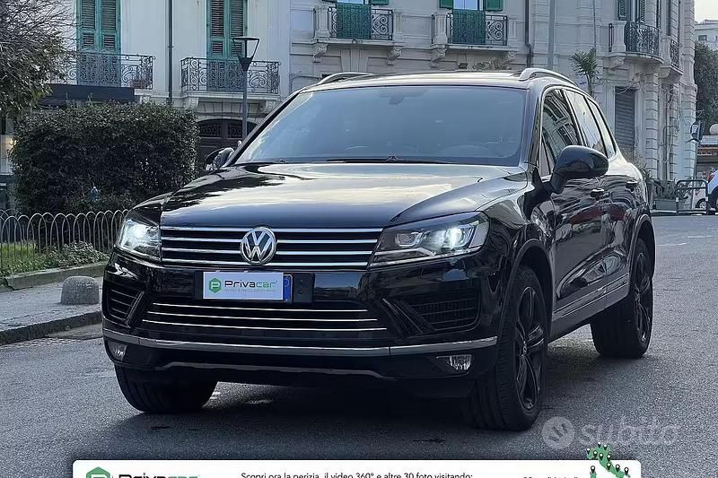 Usata VW Touareg Executive 204 CV (150 kW) 2017 Nero SUV