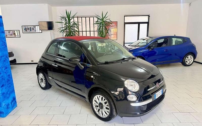 Usata Fiat 500C 69 CV (50 kW) 2015 Nero Cabrio