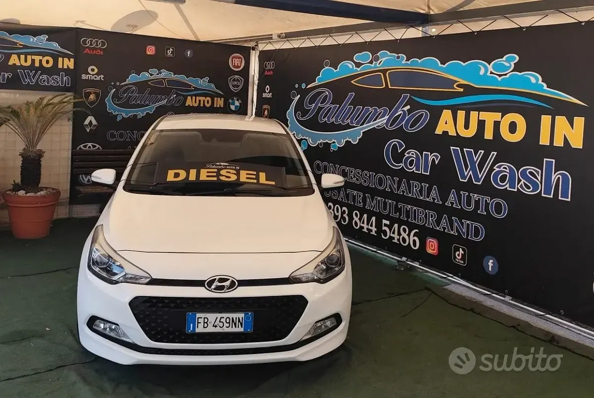 Usata Hyundai i20 Style 75 CV (55 kW) 2016 Bianco Berlina