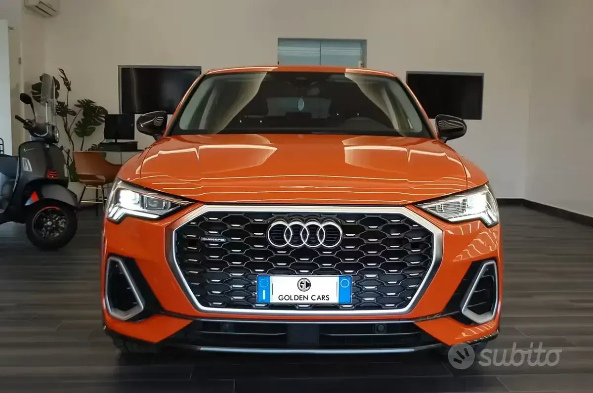 Usata Audi Q3 Sportback S-Line 150 CV (110 kW) 2020 Arancione SUV