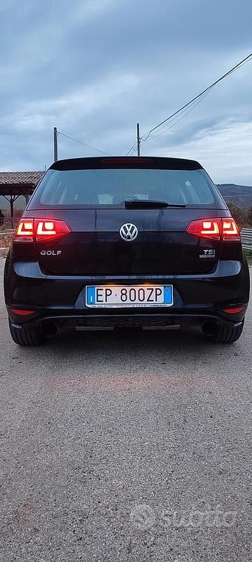 Usata VW Golf VII 105 CV (77 kW) 2013 Nero Berlina