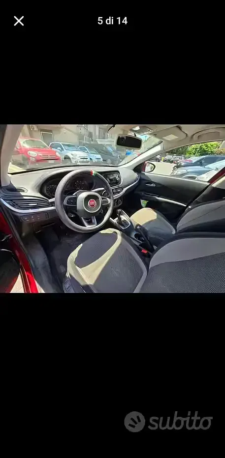 Usata Fiat Tipo 95 CV (69 kW) 2016 Rosso Berlina