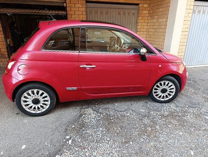 Usata Fiat 500 69 CV (50 kW) 2009 Rosso Utilitaria