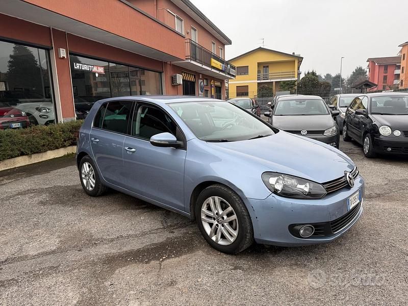 Usata VW Golf VI Highline 160 CV (117 kW) 2009 Blu Utilitaria