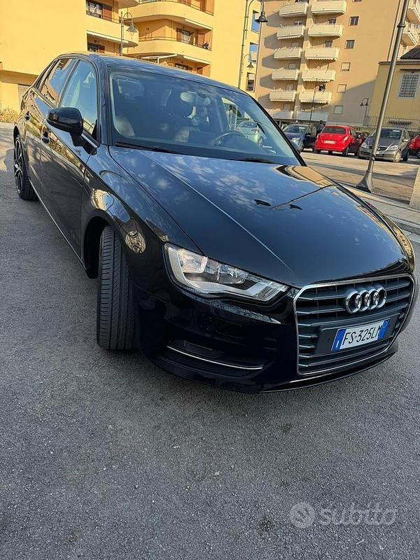 Usata Audi A3 110 CV (80 kW) 2014 Nero Berlina