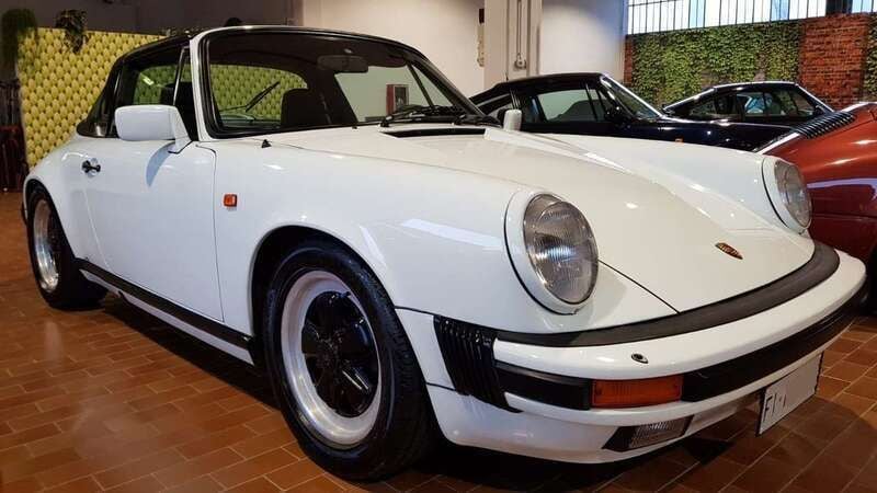 Usata Porsche 911 204 CV (150 kW) 1983 Bianco Cabrio