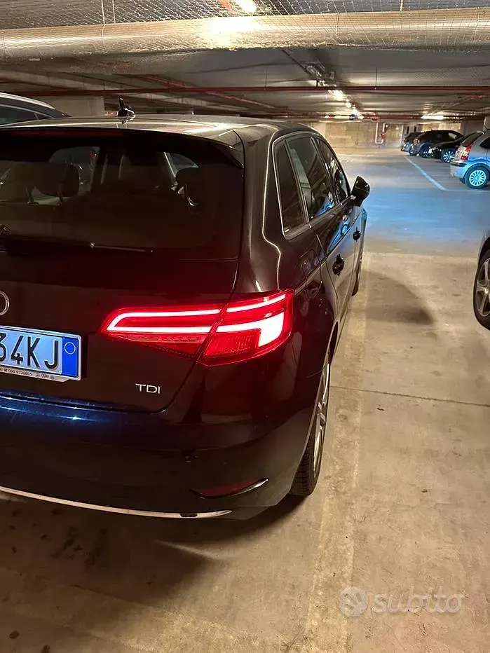 Usata Audi A3 Sport 116 CV (85 kW) 2018 Nero Berlina