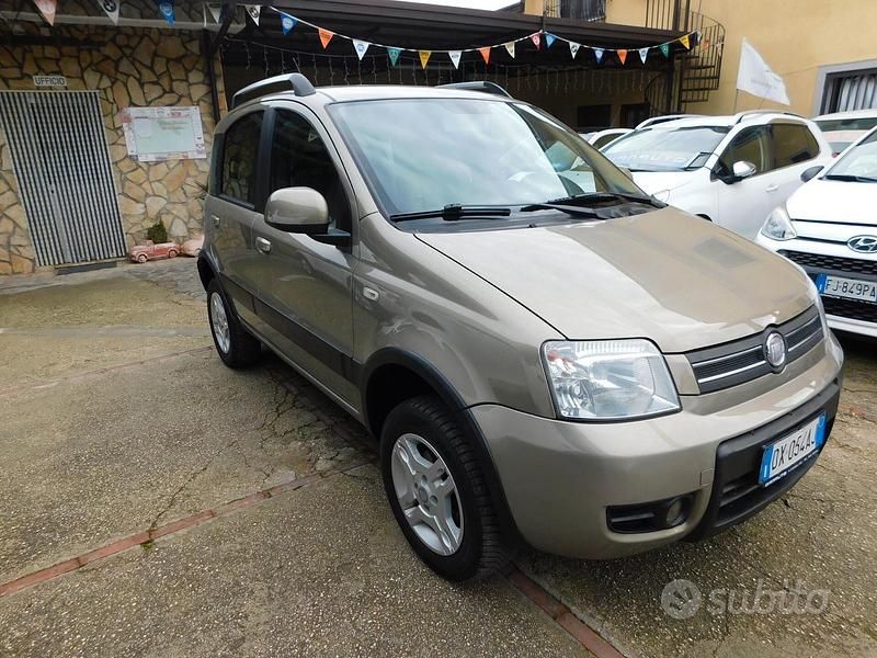 Usata Fiat Panda 4x4 Climbing 69 CV (50 kW) 2009 Marrone Utilitaria