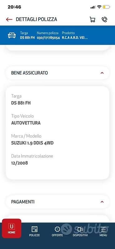 Usata Suzuki SX4 2008 Nero SUV