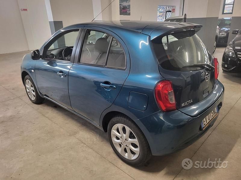 Second-hand Nissan Micra Visia 80 CP (58 kW) 2014 Albastru Berlinǎ