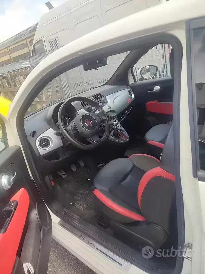 Usata Fiat 500 69 CV (50 kW) 2016 Bianco Berlina