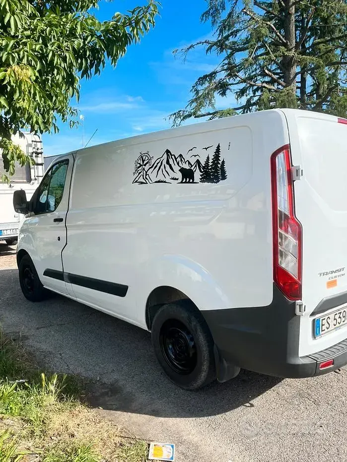 Usata Ford Transit Custom 125 CV (91 kW) 2013 Bianco Berlina