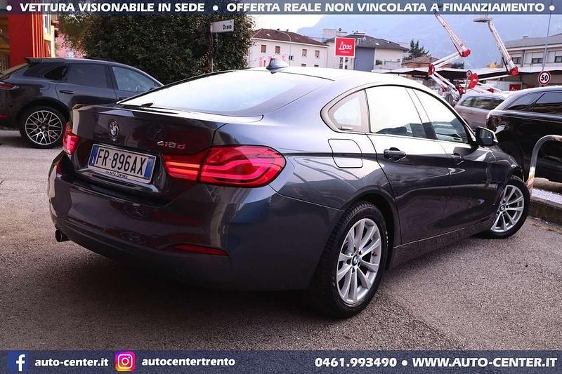 Usata BMW 418 Gran Coupé Advantage 150 CV (110 kW) 2018 Grigio Coupé