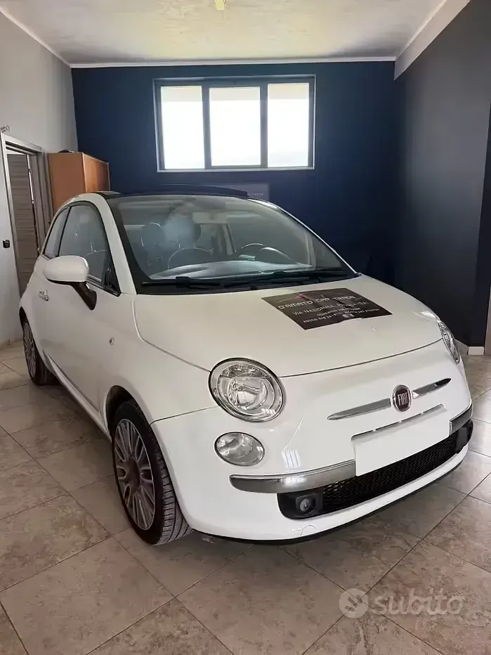 Usata Fiat 500 Lounge 69 CV (50 kW) 2014 Bianco
