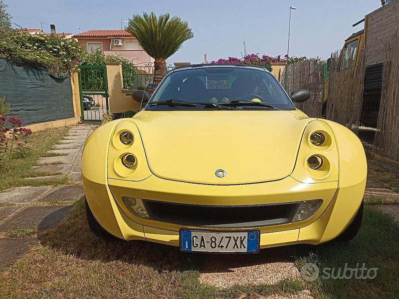 Usata Smart Roadster 82 CV (60 kW) 2006 Giallo Cabrio