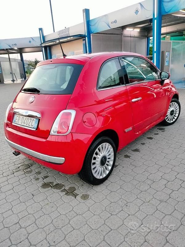 Usata Fiat 500 Lounge 69 CV (50 kW) 2013 Rosso