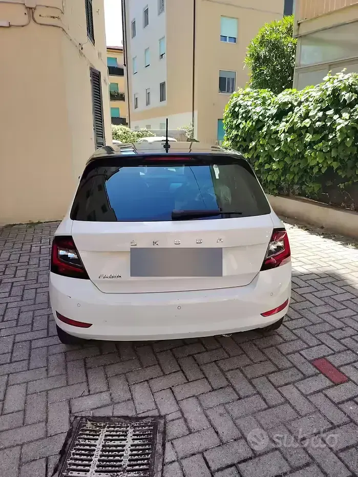 Usata Skoda Fabia 60 CV (44 kW) 2018 Bianco Berlina