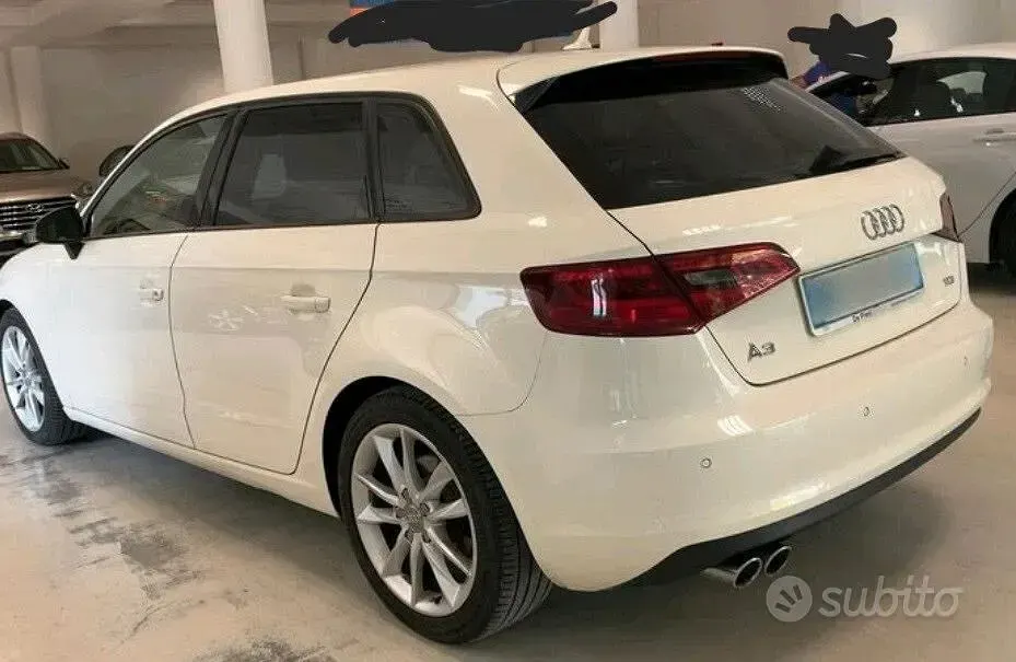 Usata Audi A3 150 CV (110 kW) 2014 Bianco Berlina