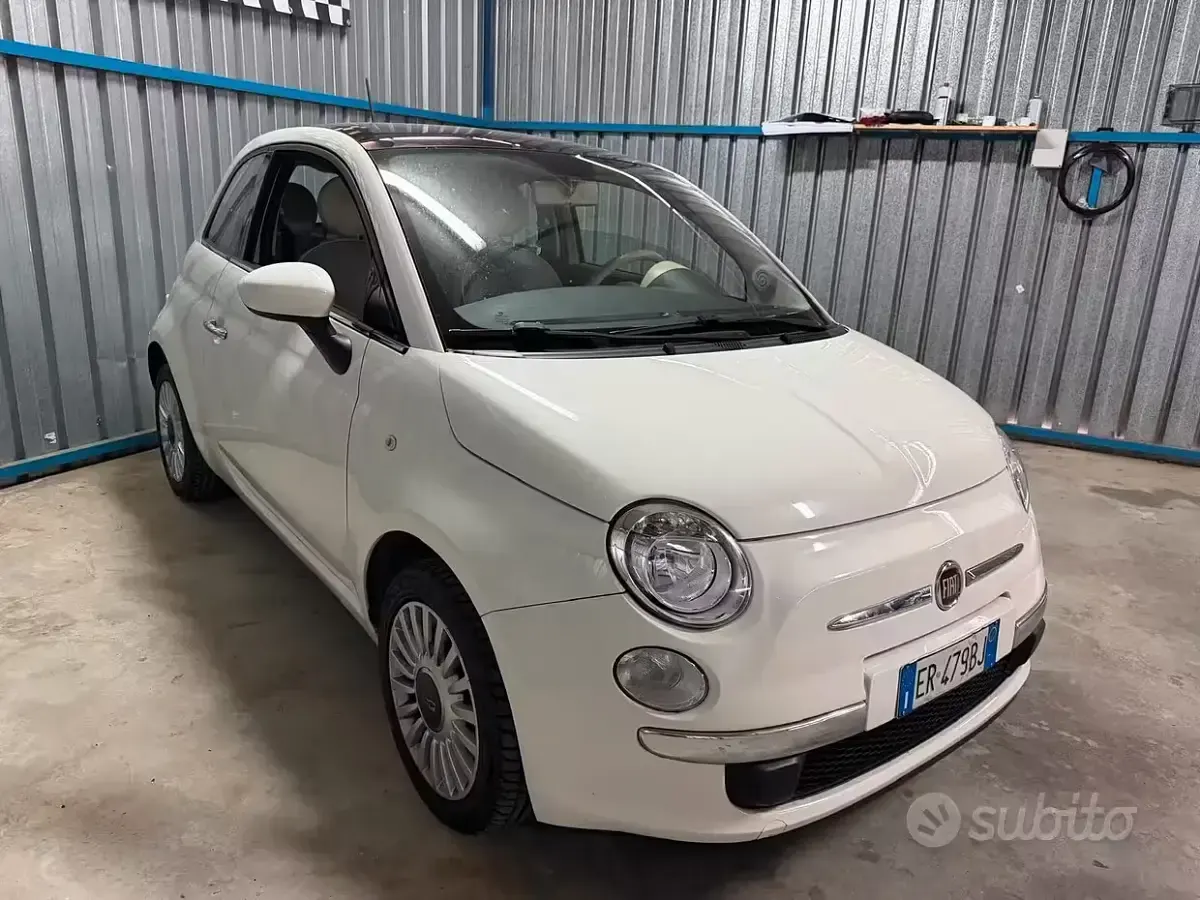 Usata Fiat 500 69 CV (50 kW) 2013 Bianco Berlina