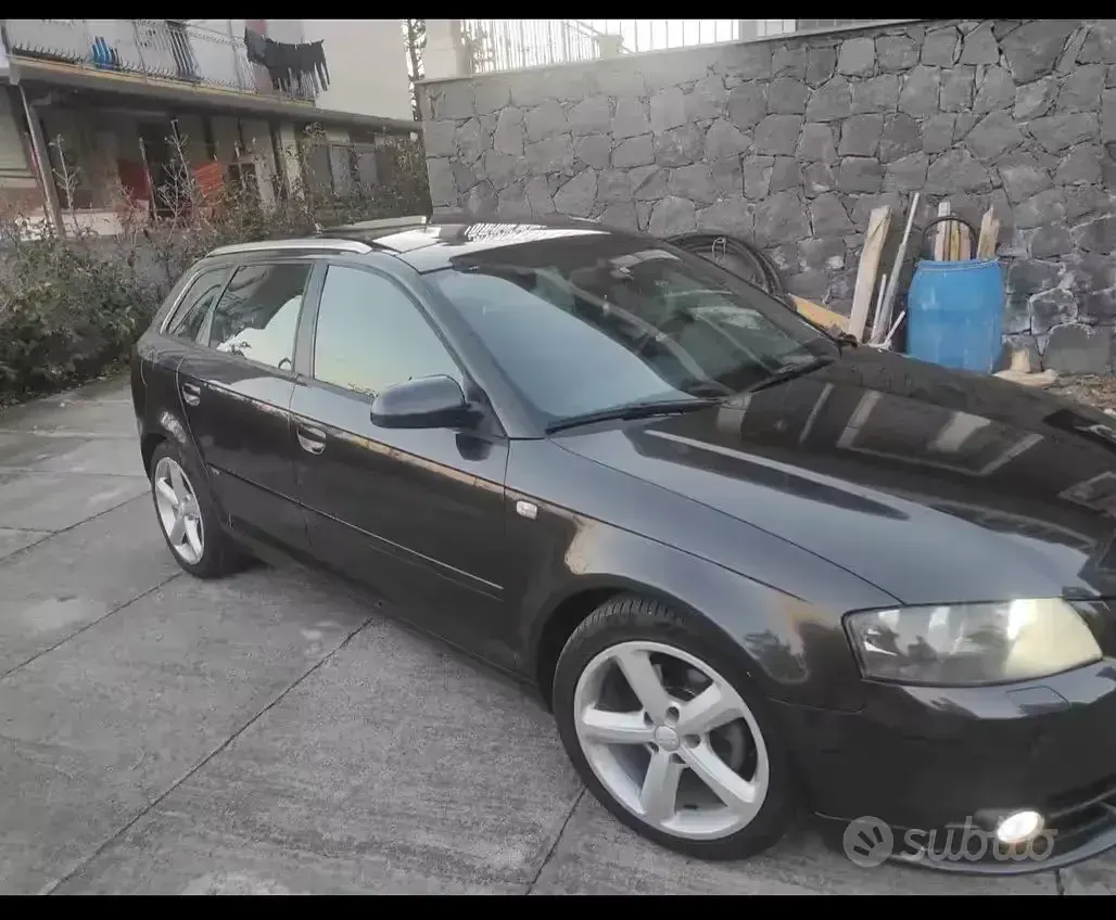 Usata Audi A3 2008 Nero Utilitaria