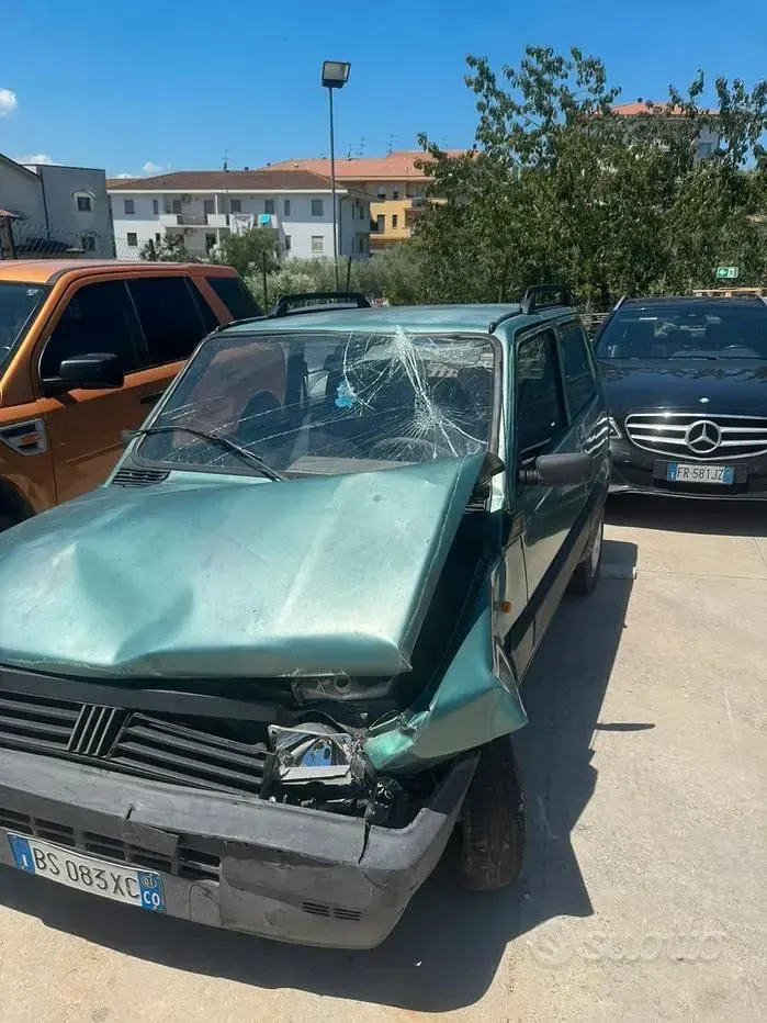 Usata Fiat Panda 54 CV (39 kW) 2001 Verde Berlina