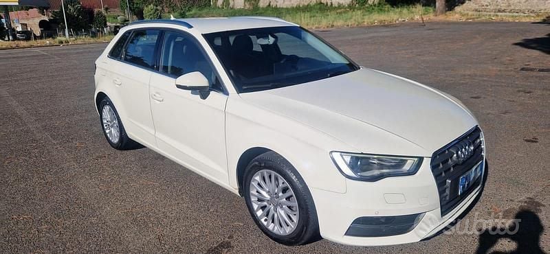 Usado Audi A3 150 CV (110 kW) 2014 Blanco Berlina
