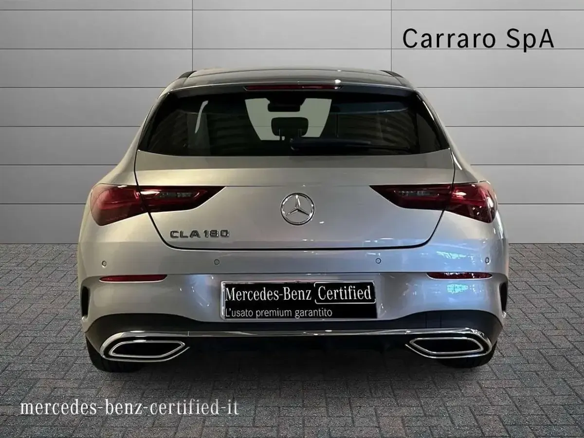Usata Mercedes CLA180 Shooting Brake AMG line 136 CV (100 kW) 2025 Argento metallizzato Station wagon
