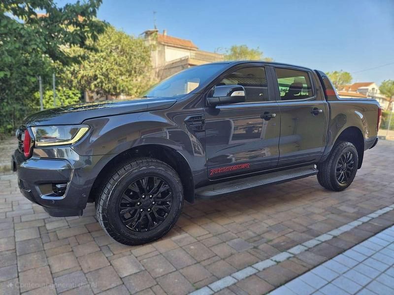 Grigio Usata 2021 Ford Ranger Pick-up | 34.900 € (Molto cara) - Immagine 1/4