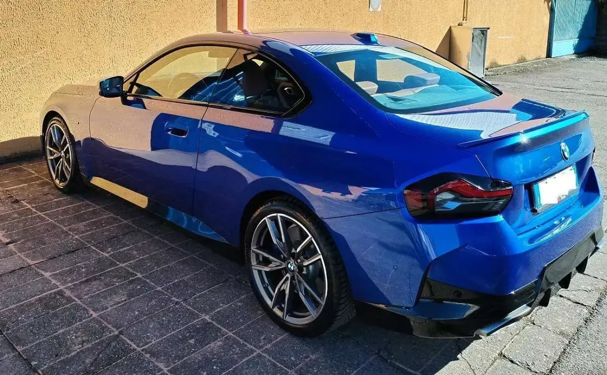 Usata BMW M240i M Sport 374 CV (275 kW) 2024 Blu Coupé