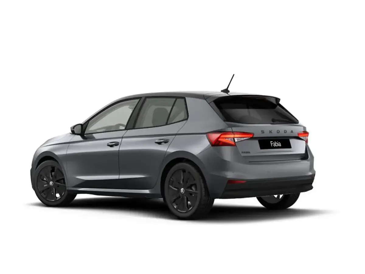 Nuova Skoda Fabia 116 CV (85 kW) 2026 Grigio graphite metallizzato nero tulipa Utilitaria