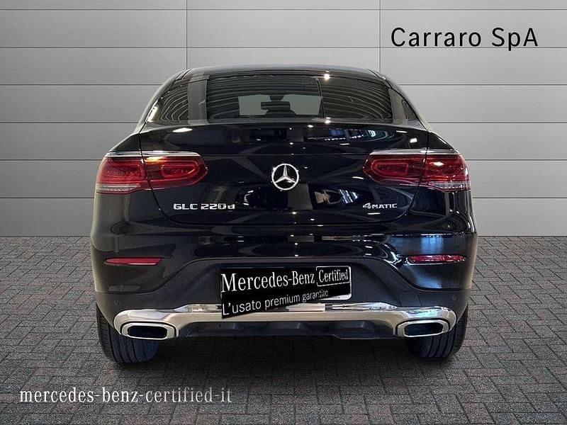 Usata Mercedes GLC220 194 CV (142 kW) 2022 Nero ossidiana Coupé