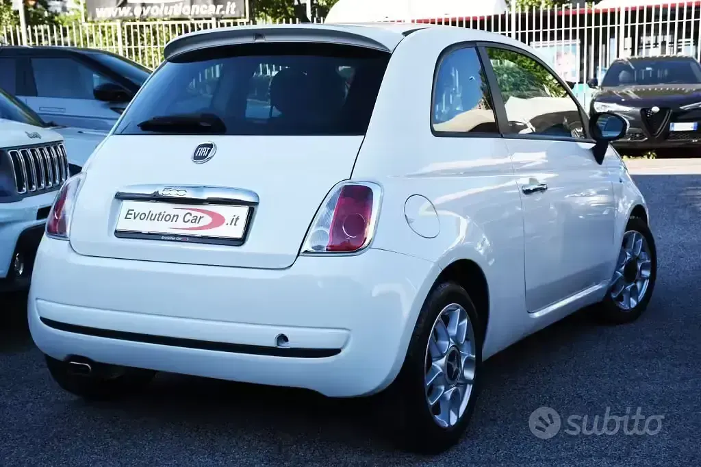Usata Fiat 500 Sport 69 CV (50 kW) 2009 Bianco pastello Cabrio