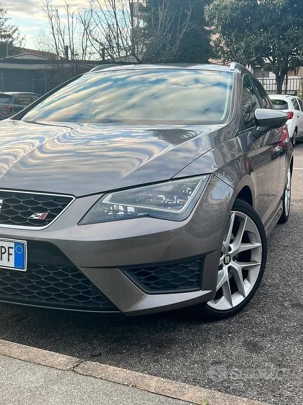 Usata Seat Leon FR 184 CV (135 kW) 2015 Grigio Station wagon