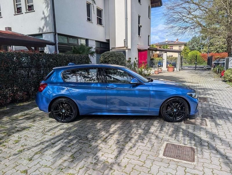 Begagnad BMW 114 M Sport 95 HK (69 kW) 2018 Blå Halvkombi