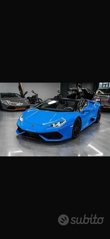Usata Lamborghini Huracán 2017 Blu Cabrio