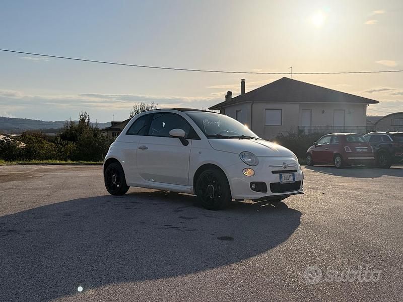 Usata Fiat 500 69 CV (50 kW) 2013 Bianco Cabrio